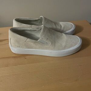 Vince Tan Suede Slip-On Sneakers Shoes Women's Size US7.5M EU37.5